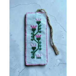 Kirjanmerkki, Kukat pinkki