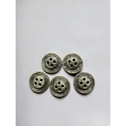 Metallinen nappi, 5kpl