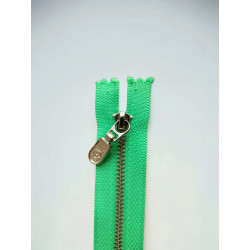 Vetoketju 11.5cm, vaalean vihreä